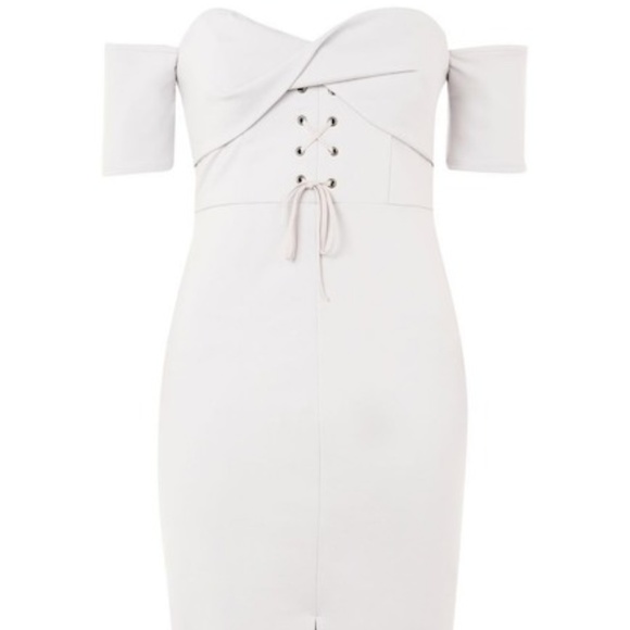 TOPSHOP Dress, Off the Shoulder, New - Picture 2 of 5